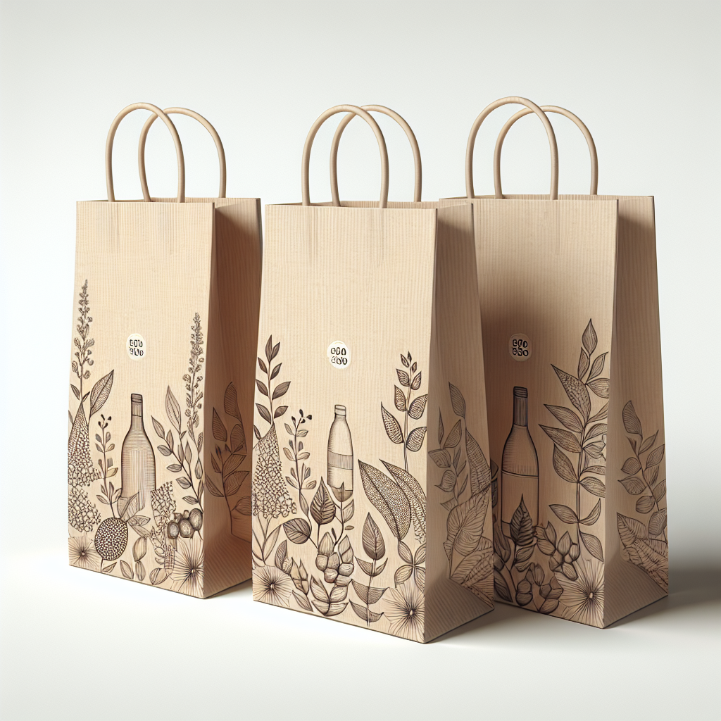 papierové tašky na víno