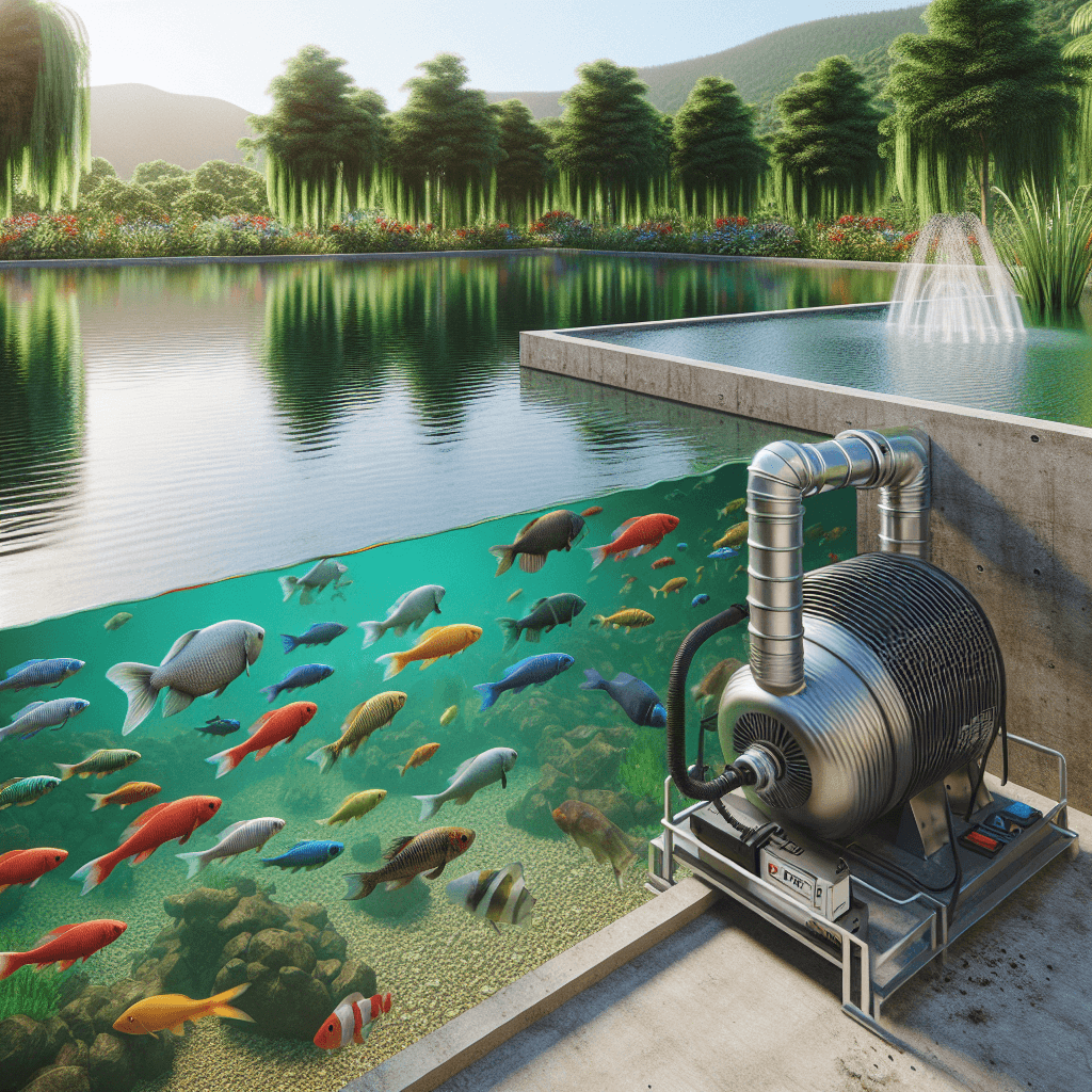 Entdecken Sie die Vorteile des Secoh Gebläses für Fischteiche: effiziente Sauerstoffversorgung, langlebige Konstruktion und einfache Integration für gesunde Fische.