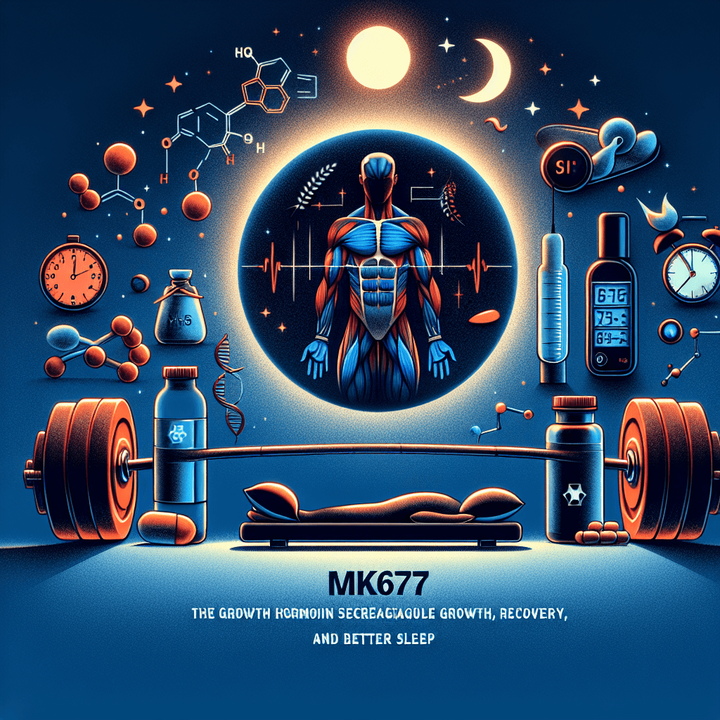 Discover the benefits of MK677, a growth hormone secretagogue that enhances muscle growth, recovery, and sleep quality.