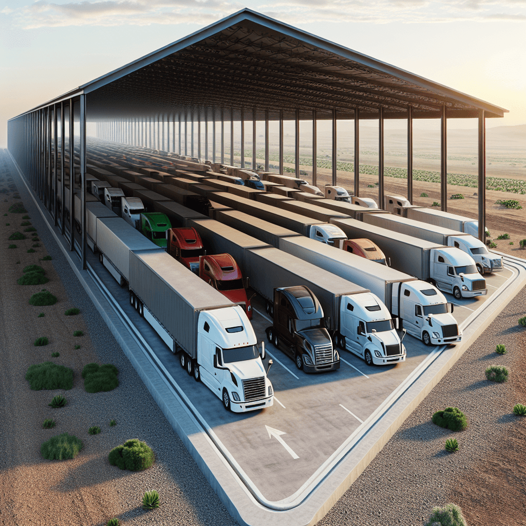 Investujte do prístrešku pre kamión, ktorý chráni vozový park pred nepriaznivým počasím a predlžuje jeho životnosť.