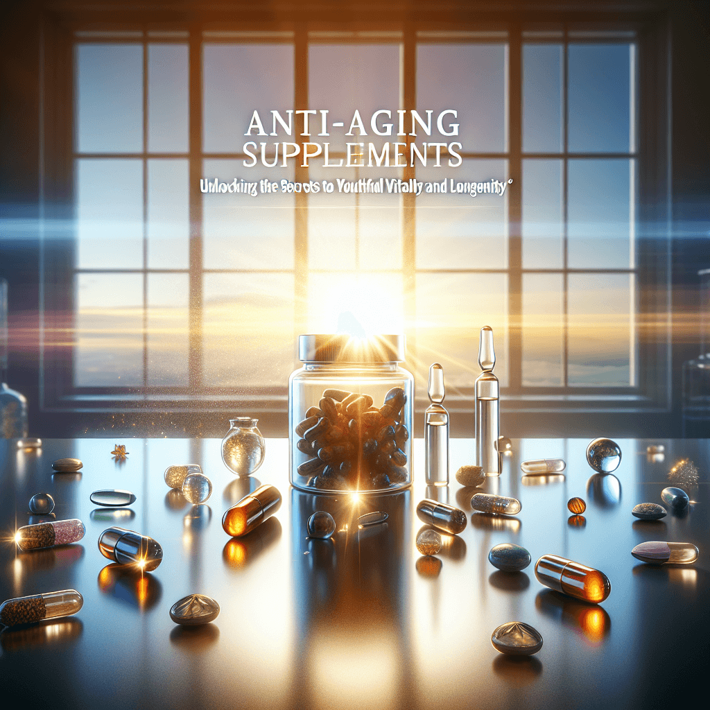 Discover the benefits of anti-aging supplements, designed to enhance vitality, support cellular health, and promote youthful energy.