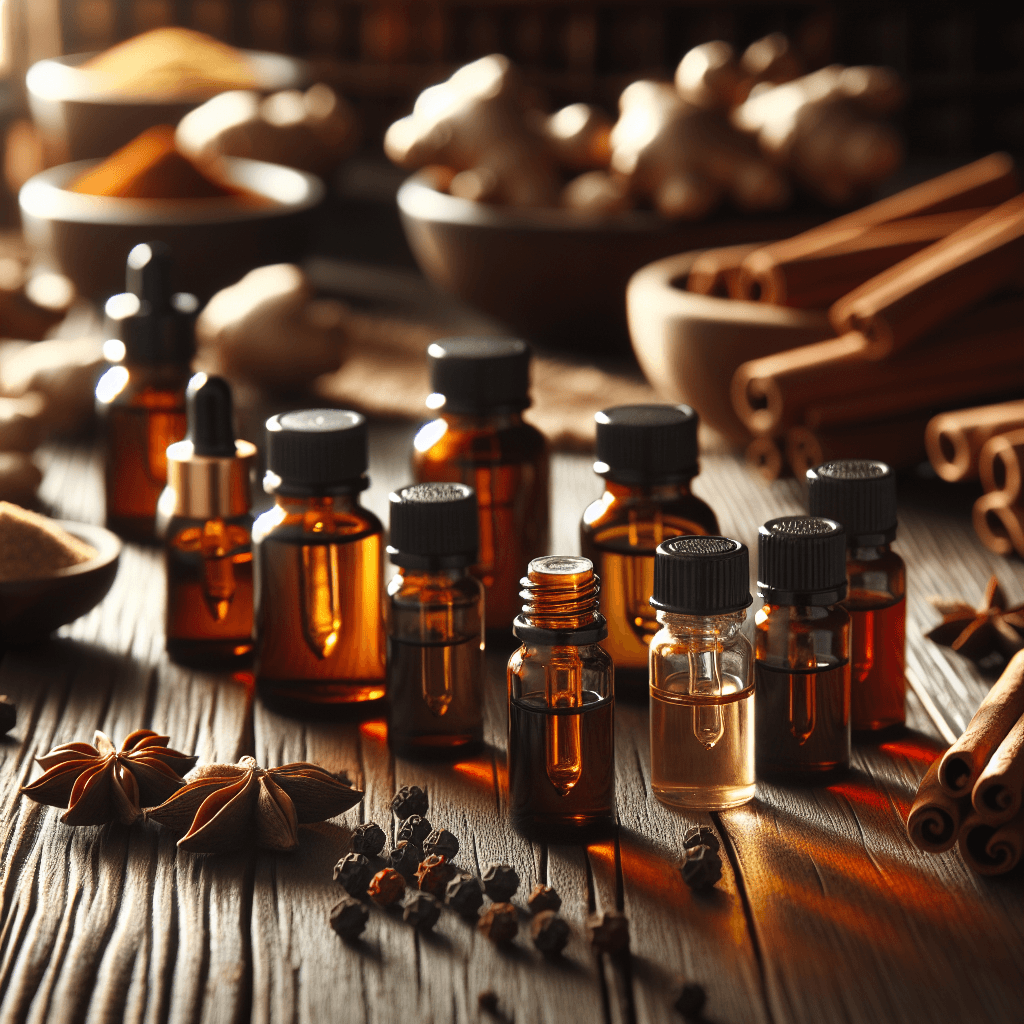 Objavte účinky korenistých esenciálnych olejov, ich využitie v aromaterapii a kozmetike pre harmonizáciu tela a mysle.