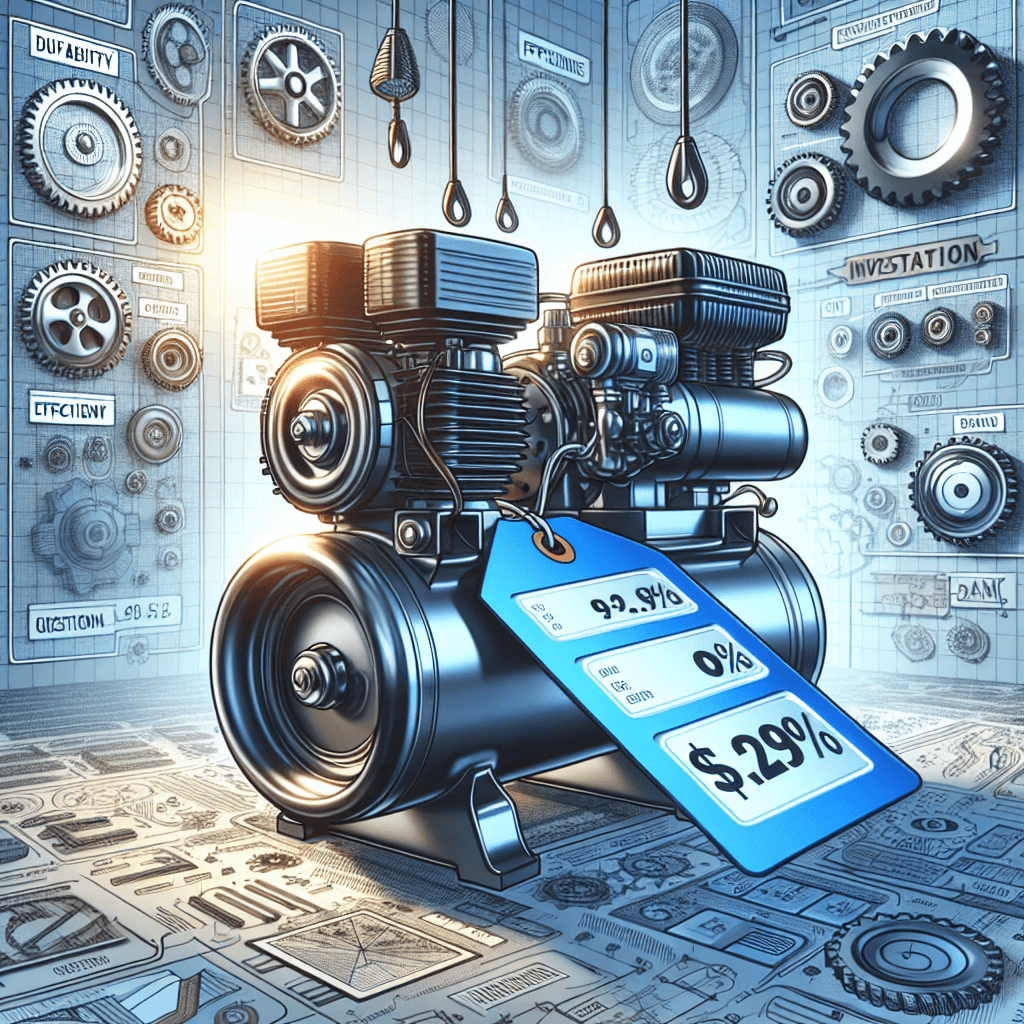 Zistite, ako faktory ovplyvňujú kompresor vzduchový cena a vyberte si ten správny model pre vaše potreby.