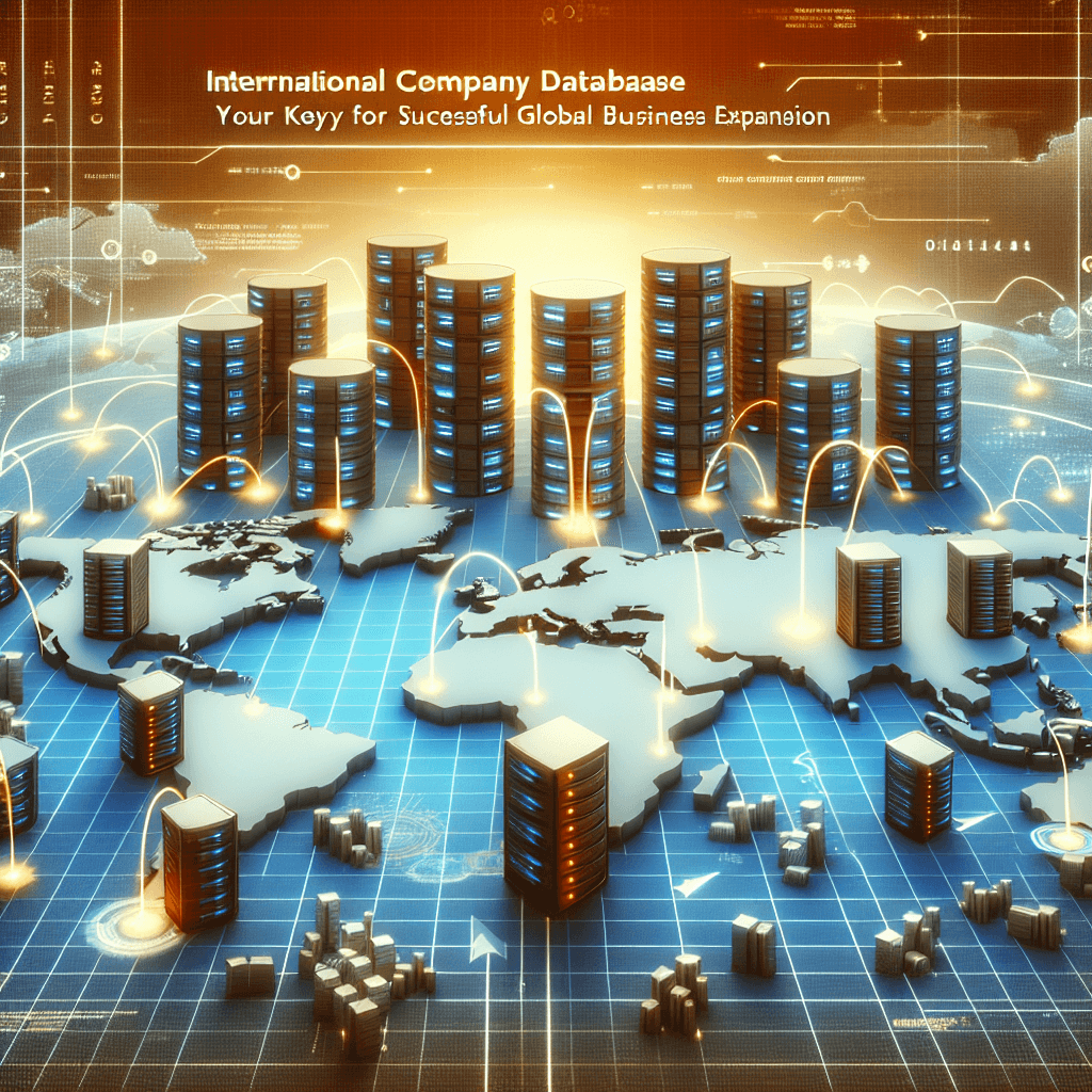 Unlock global opportunities with an international company database, offering vital data for market expansion, risk assessment, and informed decision-making.